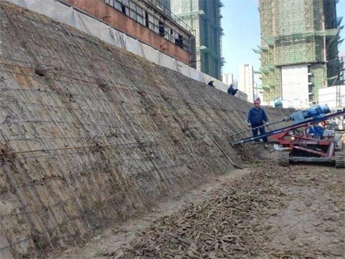 龙圩建筑边坡支护